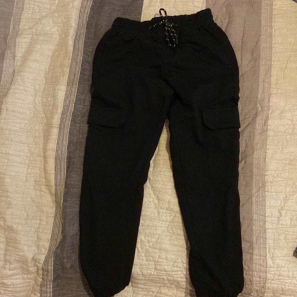 LOVE TREE black cargo sweatpants